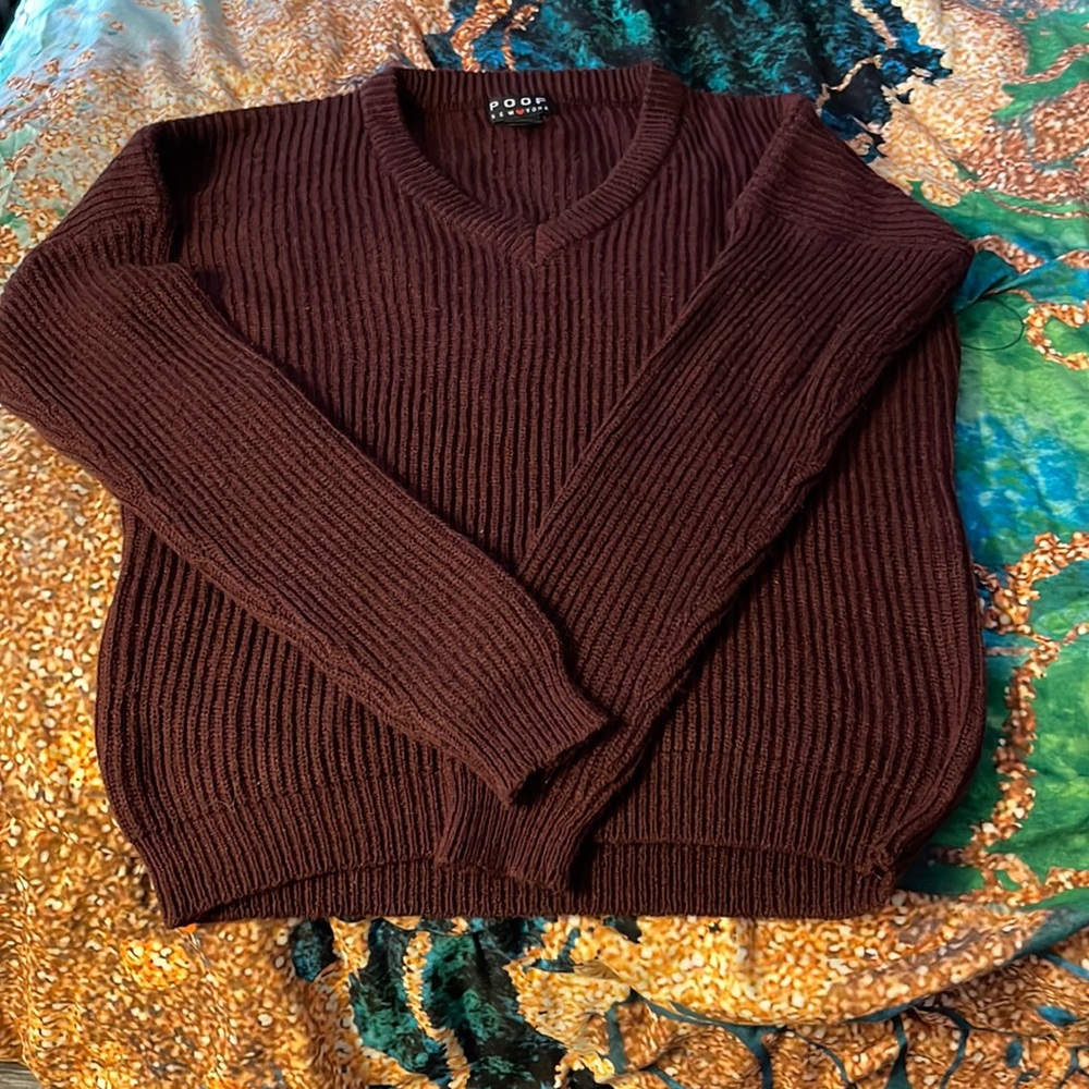 Burgundy Sweater